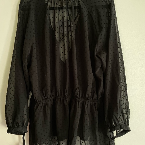 Forever21 / Haute Curve Size 2XL Black Peplum Blouse - Picture 6 of 6